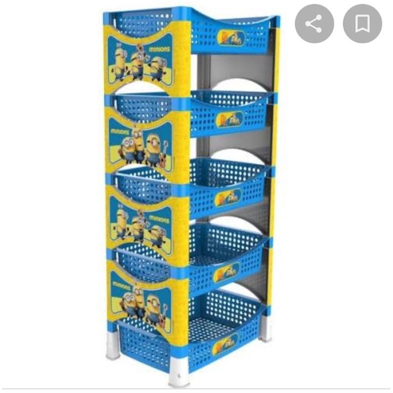 Rak serbaguna 5 susun/rak minion/rak naiba