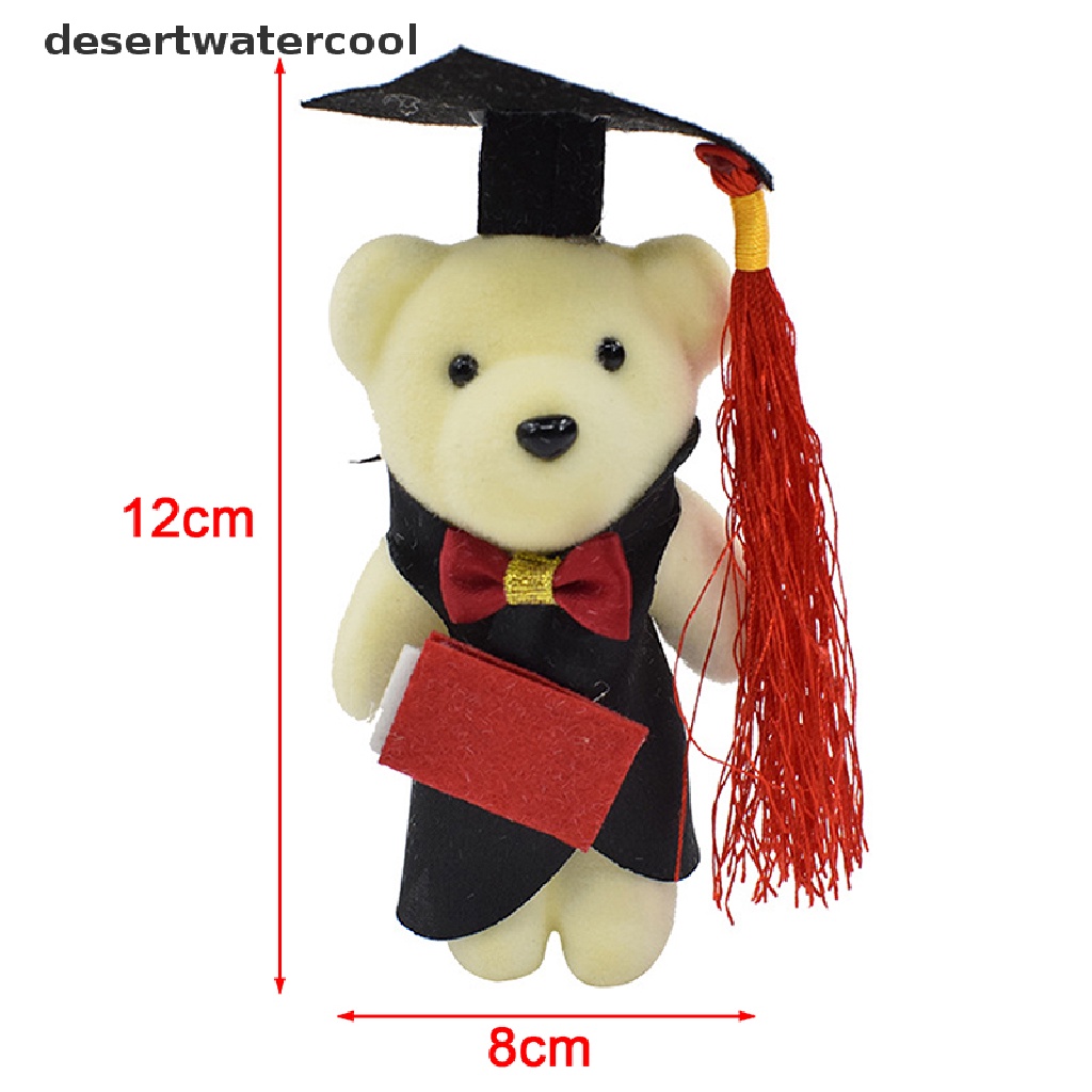 Deid Boneka Beruang Kelulusan 12cm Untuk Dekorasi Buket Bunga