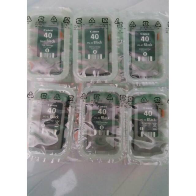 Cartridge canon 40 dan 41 original loose pack (tanpa kardus / box)