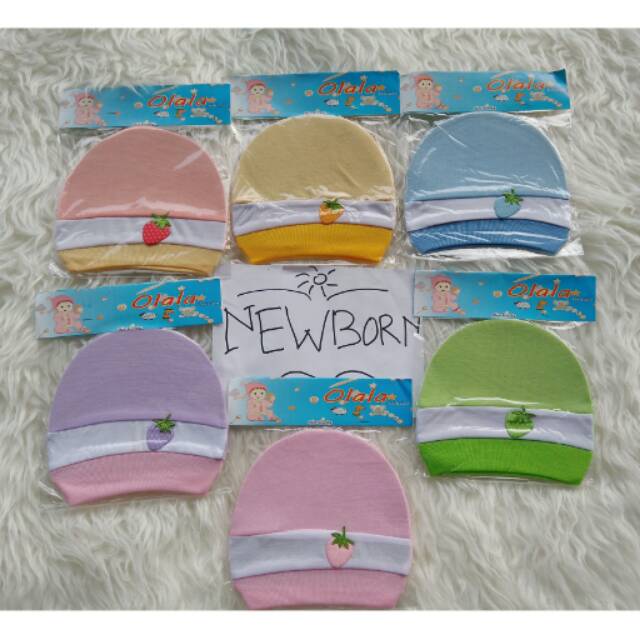 Topi Bayi Bulat