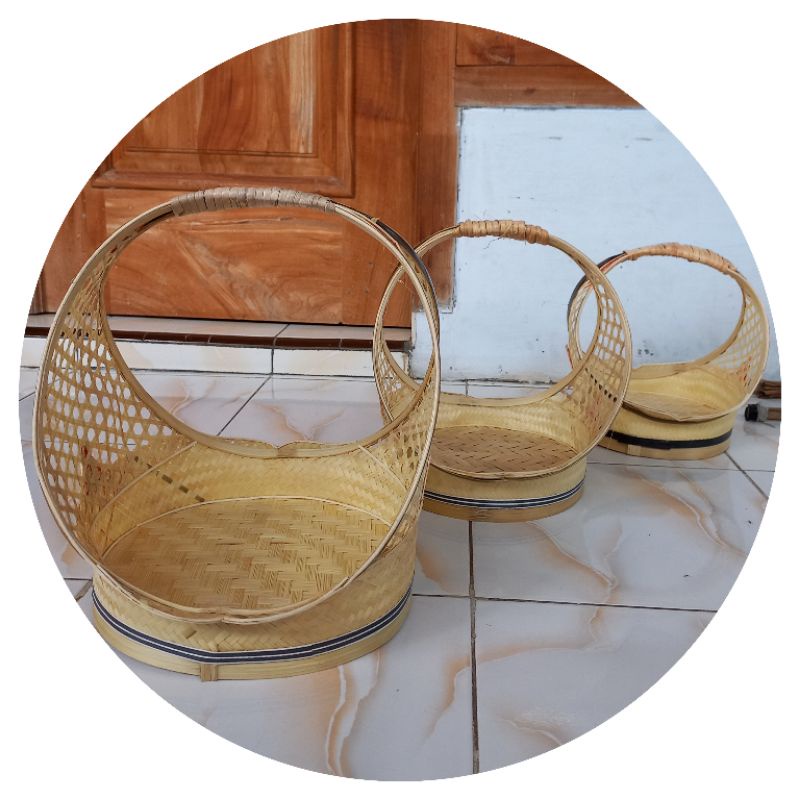 [GRATIS ONGKIR] READY NEW  Keranjang parcel cincin / Keranjang buah model cincin / Parcel murah / Ke