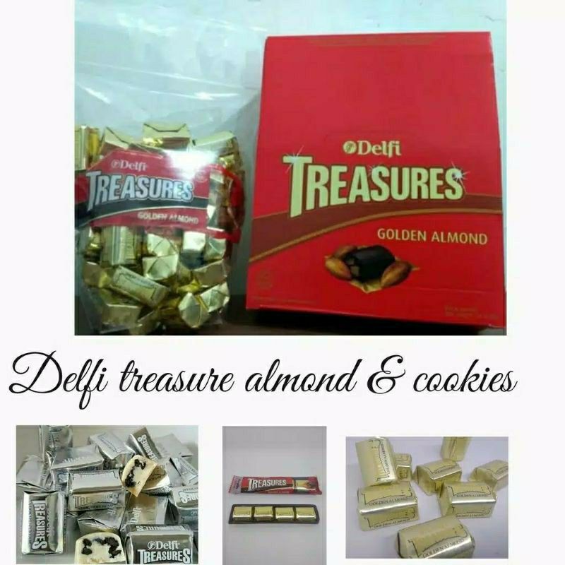 

COKELAT DELFI TREASURES 9 GRAM (Almond & Cookies Cream)