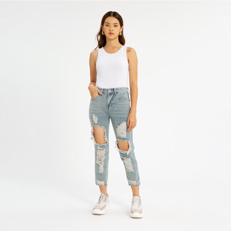 VIERLIN - Jeans 8707 - RIPPED JEANS