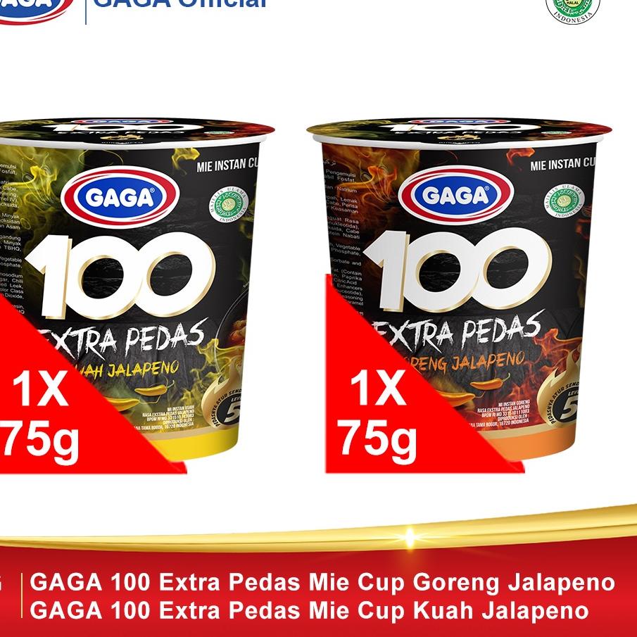 KODE3z3Yn--GAGA Mie Cup Goreng Jalapeno 1 PCS, GAGA Mie Cup Kuah Jalapeno 1 PCS (GG7)