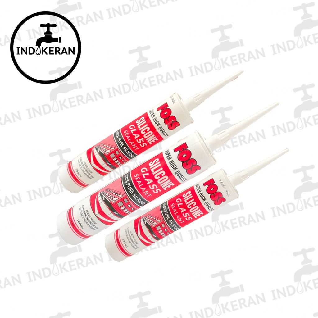 INDOKERAN - Lem Botol Silicone Sealant - FOSS - High Quality