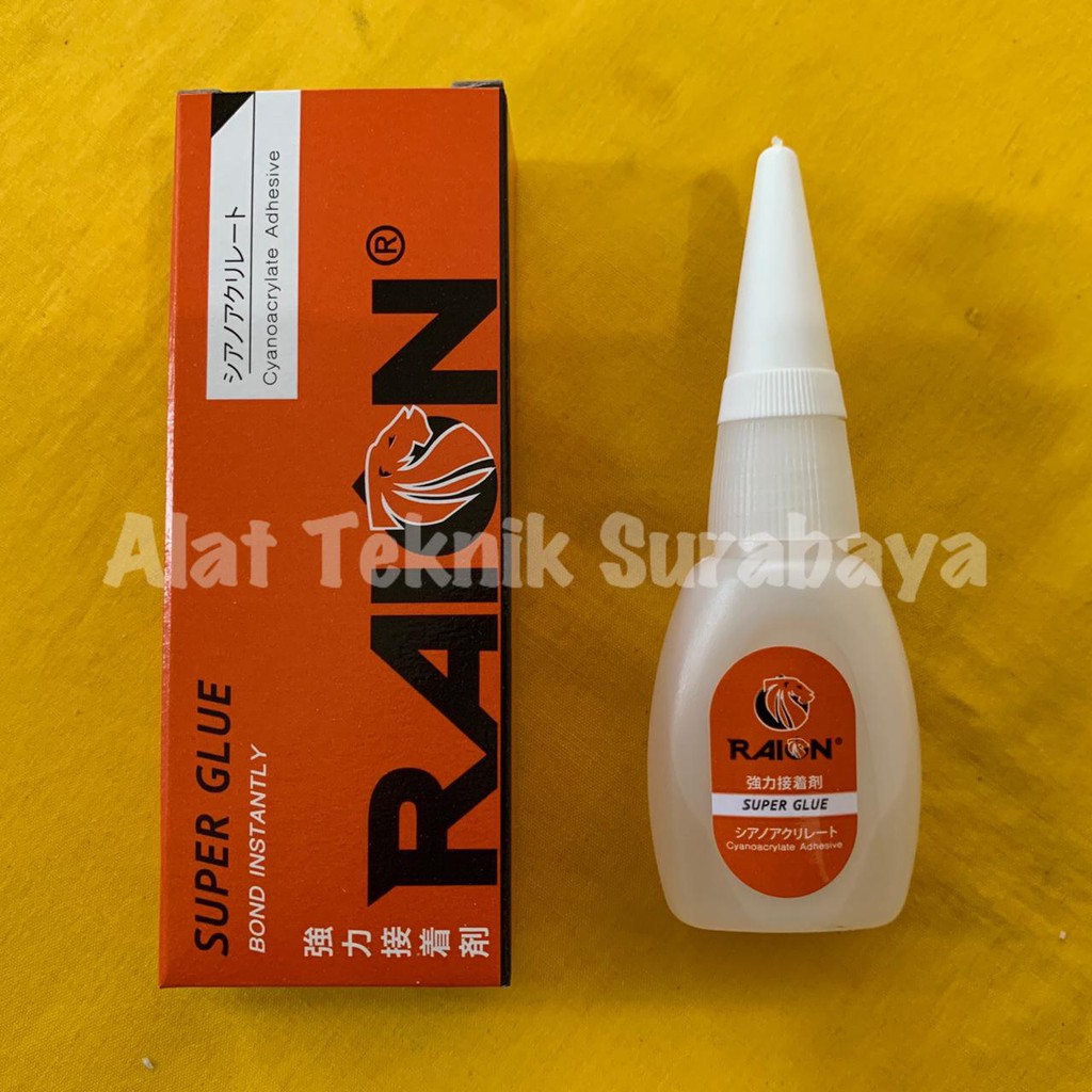

ISI 50 PCS LEM KOREA RAION / SUPER GLUE BOND INSTANTLY CYANOACRYLATE ADHESIVE