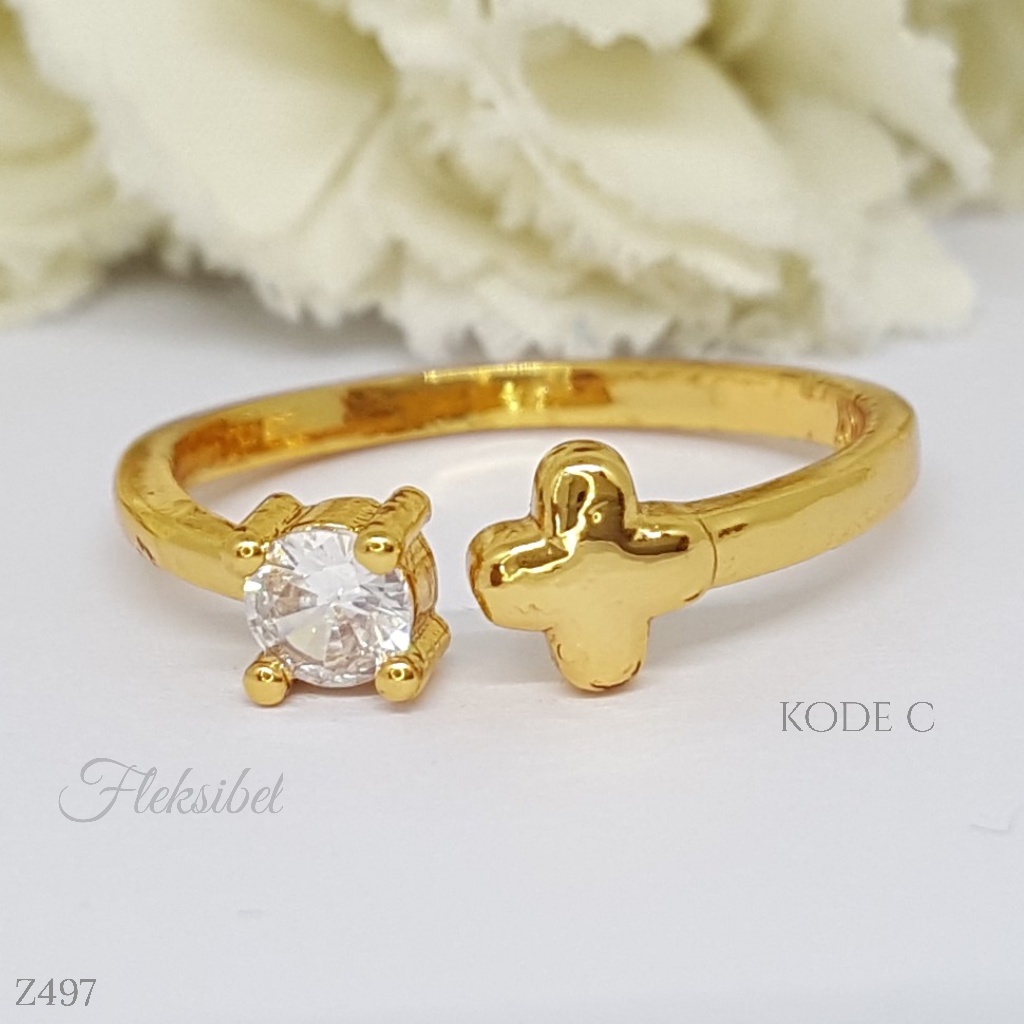 PGX Cincin Fleksibel Wanita- Aksesoris Fashion Z497