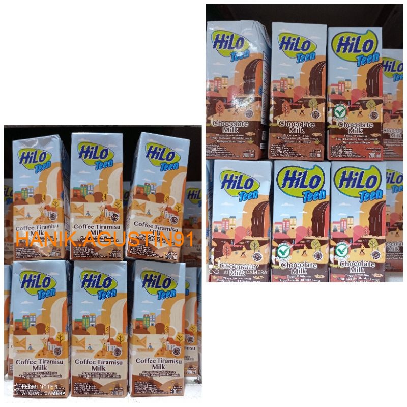 

Susu HiLo Teen RTD Coffee Tiramisu / Susu HiLo Chocolate 200ml SS91