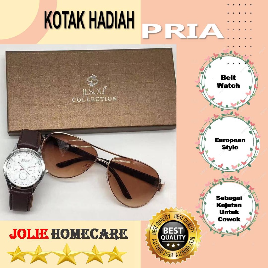 

Hadiah Ulang Tahun / Ultah Jam Tangan Kacamata untuk Pacar / Pria / Cowok / Anak Laki-laki Box