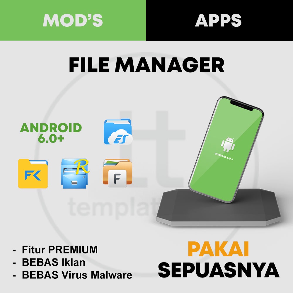 Paket Aplikasi Android Files Manager MOD APK