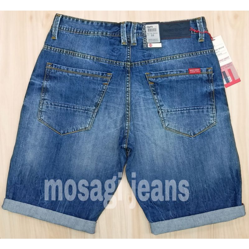 CELANA PENDEK JEANS PRIA HUGOGHOST PREMIUM