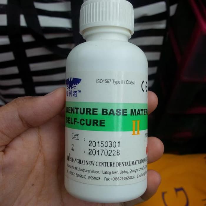 CUCI GUDANG SC LIQUID / CAIR BAHAN PEMBUAT GUSI GIGI PALSU / LEM GIGI PALSU 