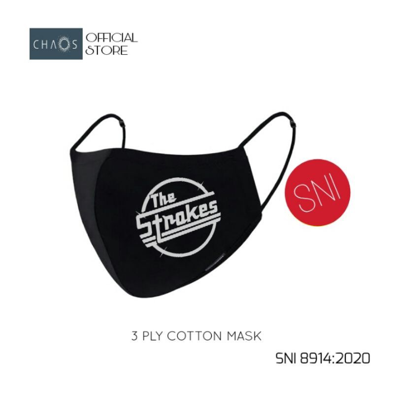 Masker BAND THE STROKES ROCK - Masker 3 Lapis THE STROKES
