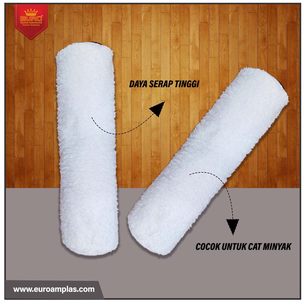 Refill bulu roll EURO MOHAIR H-CLASS cat minyak besar 9 inch 235 mm