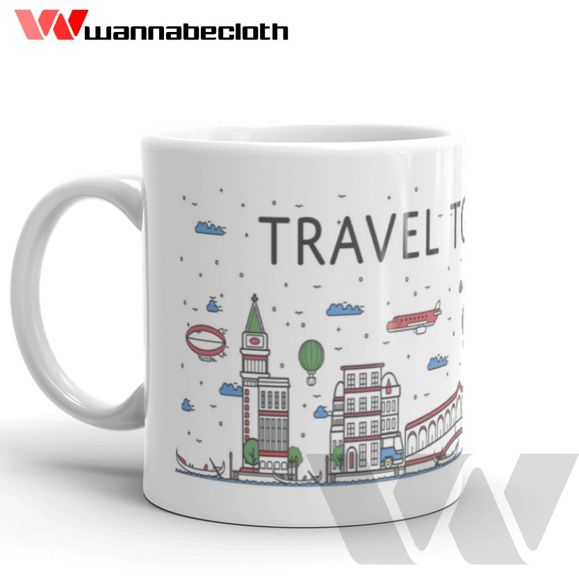 Gelas Venice Venezia Italy Italia Mug Venice Venezia Souvenir Venice Venezia Mug World City Venezia