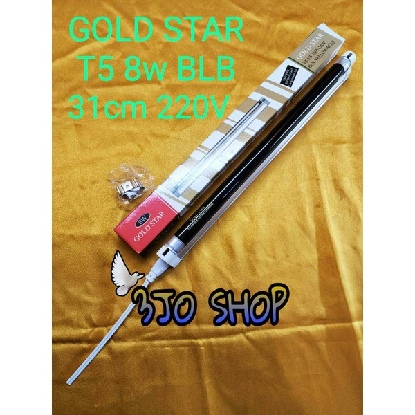 LAMPU UV T5 SET 8 WATT BLB BLB (CEK UANG PALSU) GOLD STAR