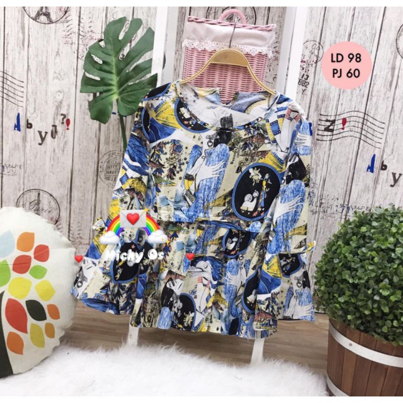 Atasan Wanita Motif etnik