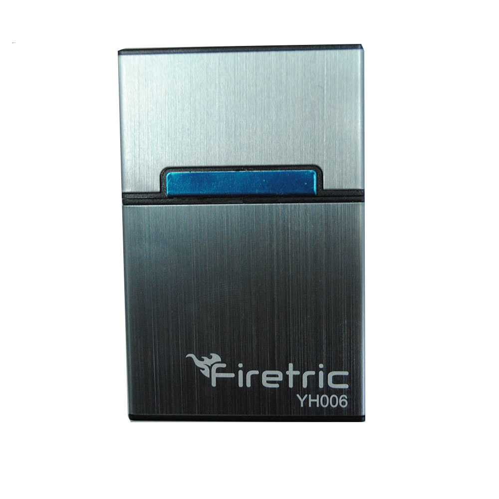 Firetric Kotak Bungkus Rokok Elegan Aluminium Cigarette Case - YH006-Hitam