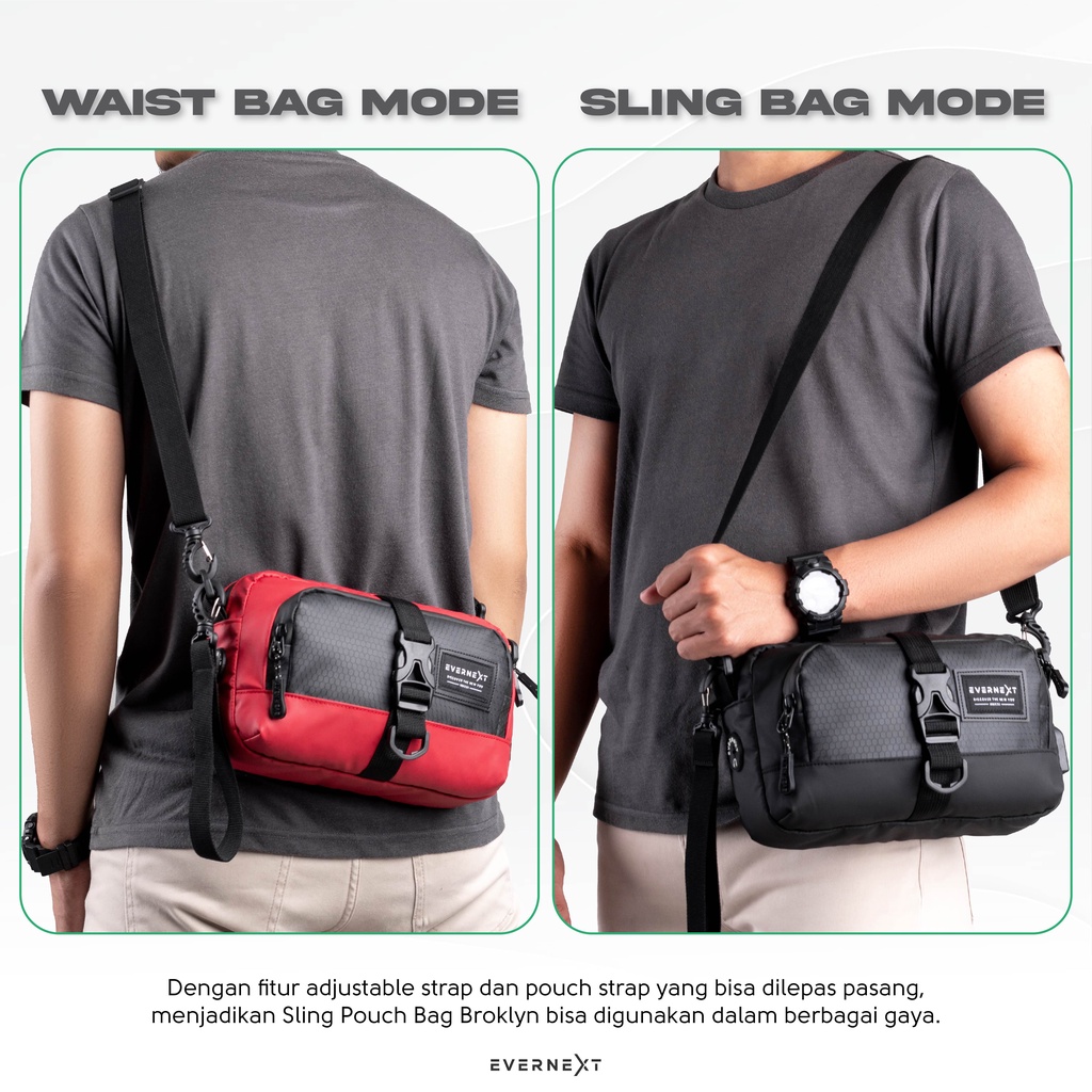 Tas Slingbag Selempang Pria Tas Slempang Bau Waterproof Anti Air Pria Cowok Distro Tas Sling Bag Bahu Salempang Slempang Distro Pria Cowok Cowo Keren Kekinian Pouch Bag Tas Tangan Waterproof Anti AIr Pria Cowok