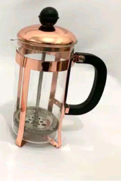 French Press Coffee Maker Rosegold / Coffee Plunger Alat Penyeduh Kopi