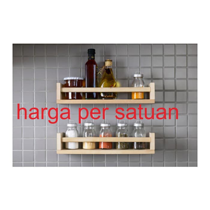 Mega_1688 Rak Dinding Hiasan Dekorasi Dapur Serbaguna Bumbu Kitchen MG634