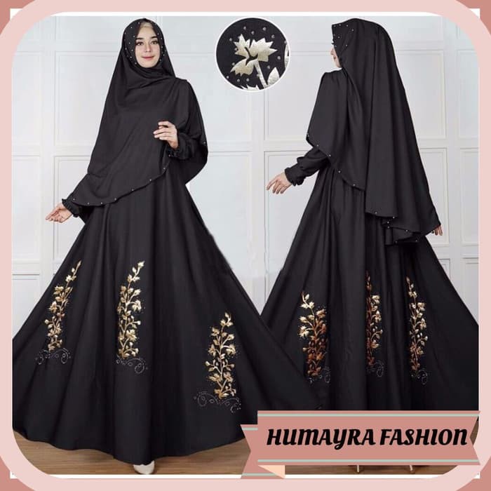 Baju Gamis Jubah Wanita  Jilbab Cornskin