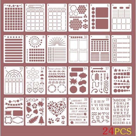 Plastic Stencil - Stensil Dekorasi Motif_GRS15