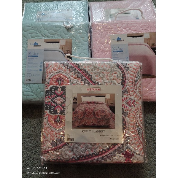 Ace selimut Arthome blanket /Quilt cover /selimut bedcover 150x200