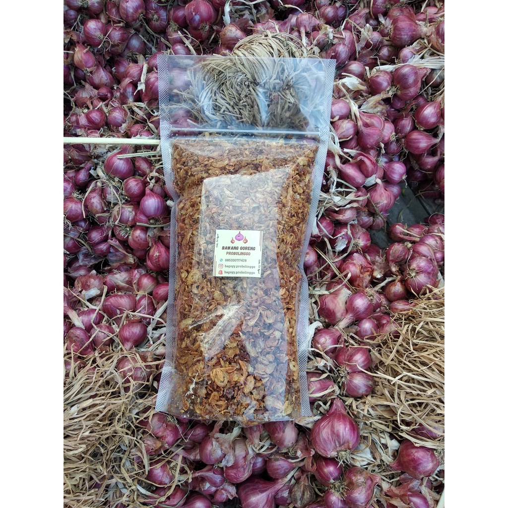 

Bawang Goreng Probolinggo Premium 400 gram Citarasa Original (Bagoyy)