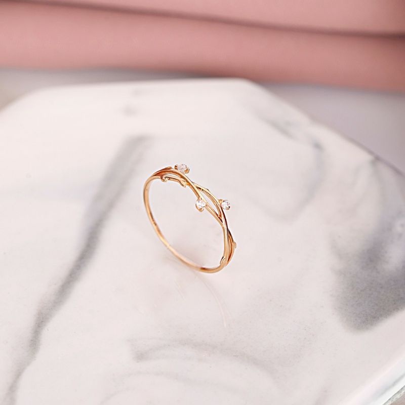 Cincin Emas Twisty 16 K - Toko Emas Gadjah