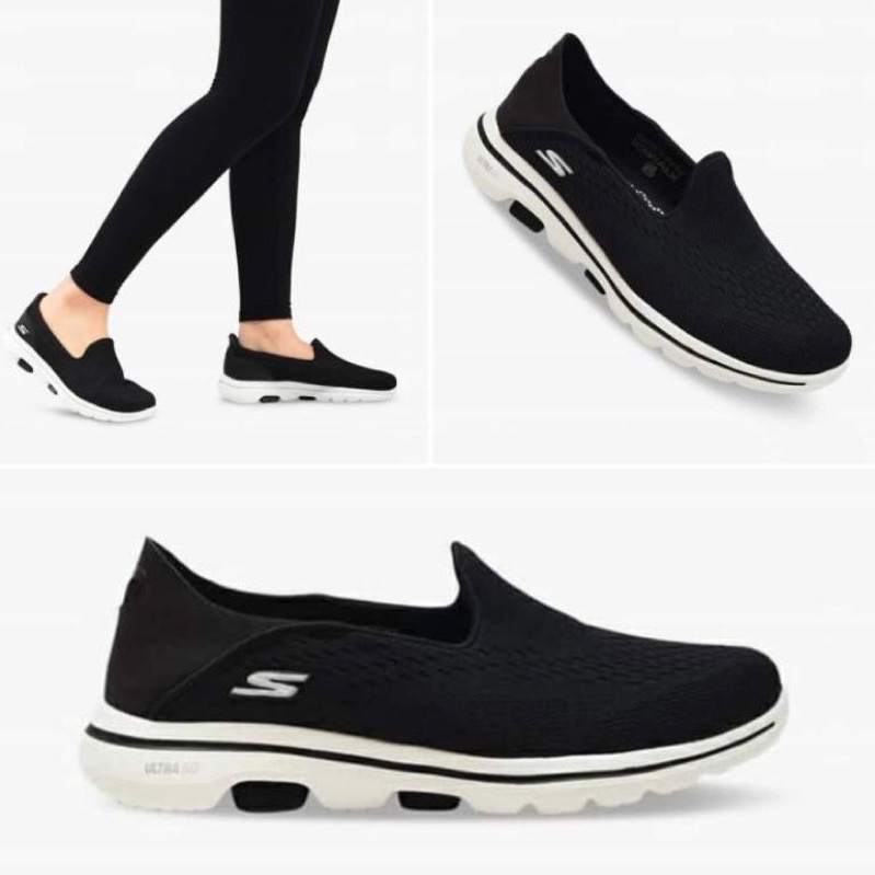 Skechers go walk 5 slip on Women (Black) Orginal