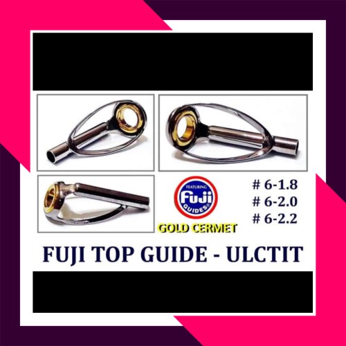 TOP Cincin Ring Joran Pancing FUJI ULCTIT GOLD CERMET