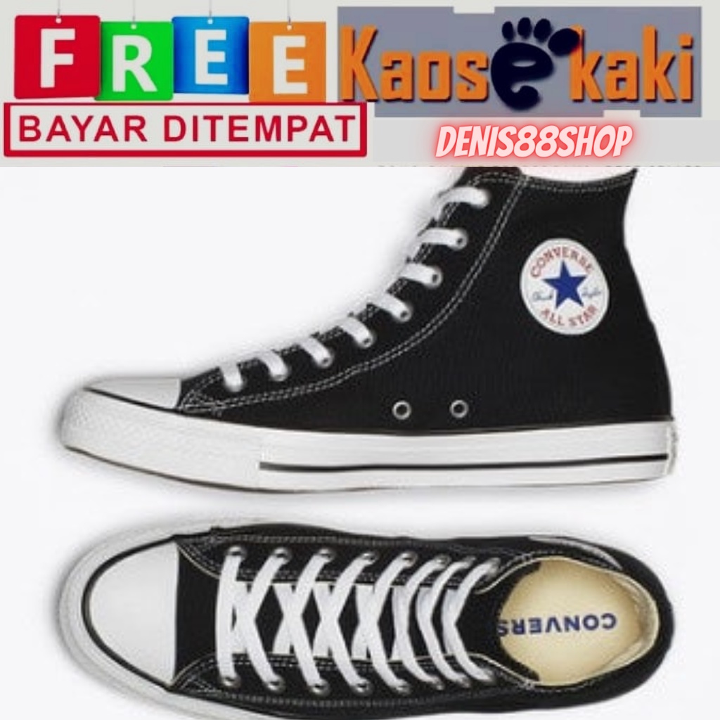 Pengiriman Cepat Sepatu Sekolah MB Warrior Sparta PX Star High Hitam Putih Black White ON SALE
