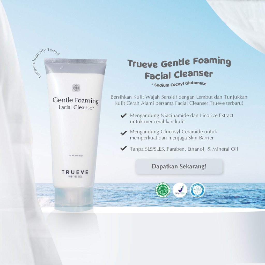 TRUEVE Gentle Low Ph | Gentle Foaming Facial Cleanser 100g