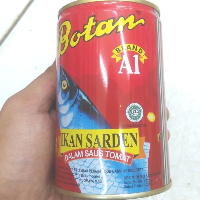 

BOTAN IKAN SARDEN DALAM SAUS TOMAT 425 GRAM