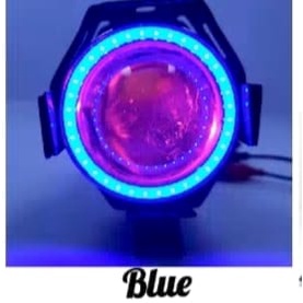 Lampu tembak LED Cree U7 Transformer Besar AE merah dan biru