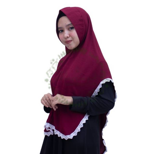 Alantasik-jilbab arnia soft pet antem khimar pinguin jumbo wollycrepe soft ped R.8