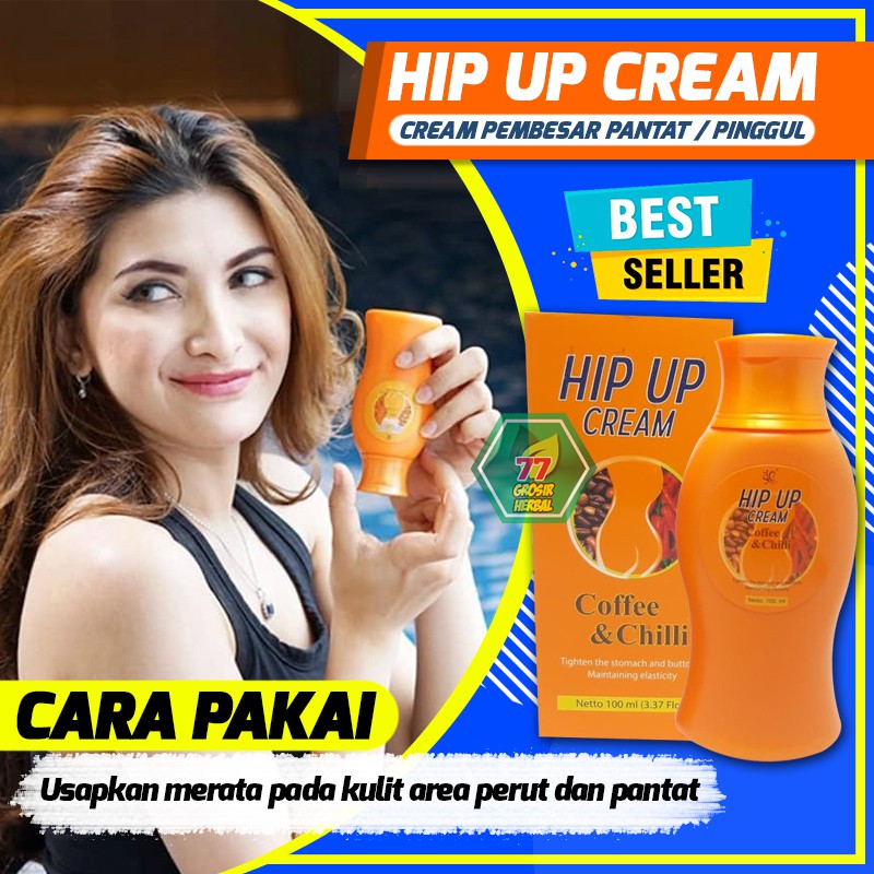 Pembesar Bokong Wanita Permanen HIP UP CREAM Pembesar Pantat / Bokong Ampuh Original BPOM By SYB