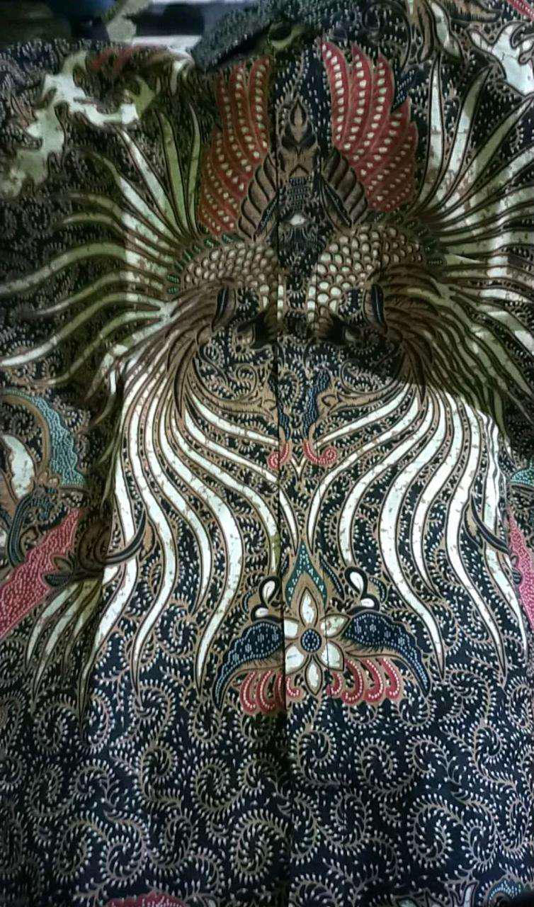 Batik Solo Pria Lengan Panjang Lapis Furing Baju Batik Pria Modern Produksi Batik Aluna Gba 013