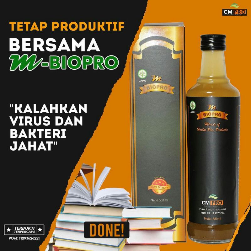 ( TERLARIS ) M BIOPRO 100 % ORIGINAL TERLARIS - OBAT HERBAL PROBIOTIK  AMPUH mbiopro