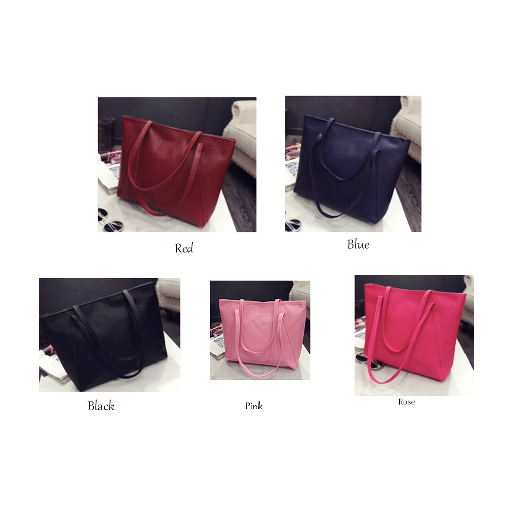 DD123 (1KG=4PCS) Woman Tote Bag Synthetic Leather Tas Wanita  Kulit Sintetis