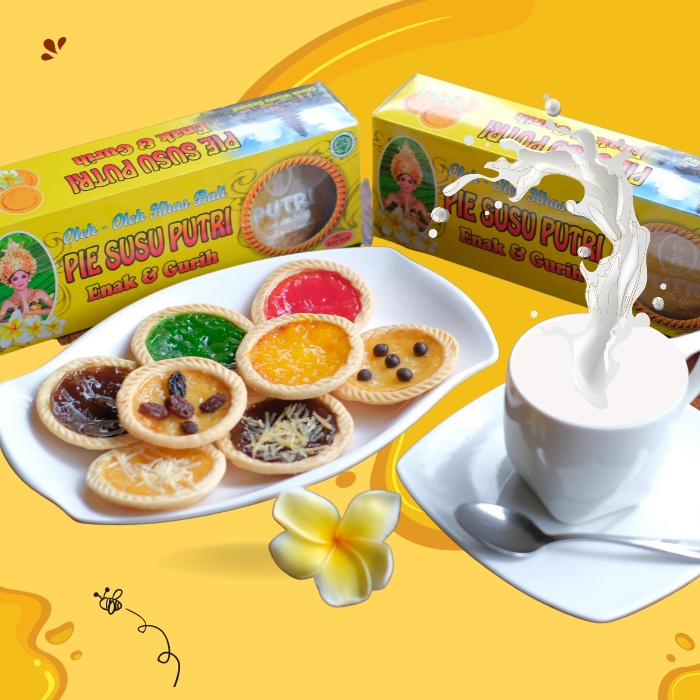 

Pie Susu Putri Rasa Original Susu Asli Enak Oleh Oleh Bali 10 pcs