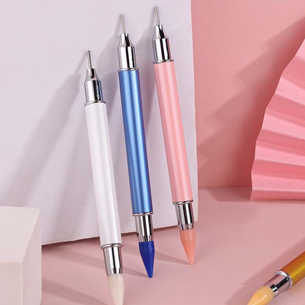 Needway Pena Bor Kuku DIY Tahan Lama Lukisan Kuku Manicure Alat UV Gel Pen Double Head Nail Rhinestone Picker