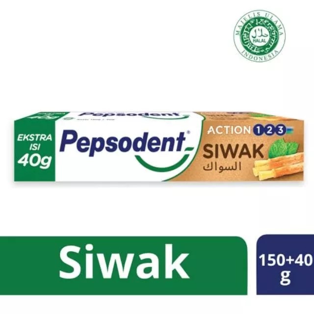 UNILEVER | PEPSODENT ACTION 123 Siwak 150+25gr