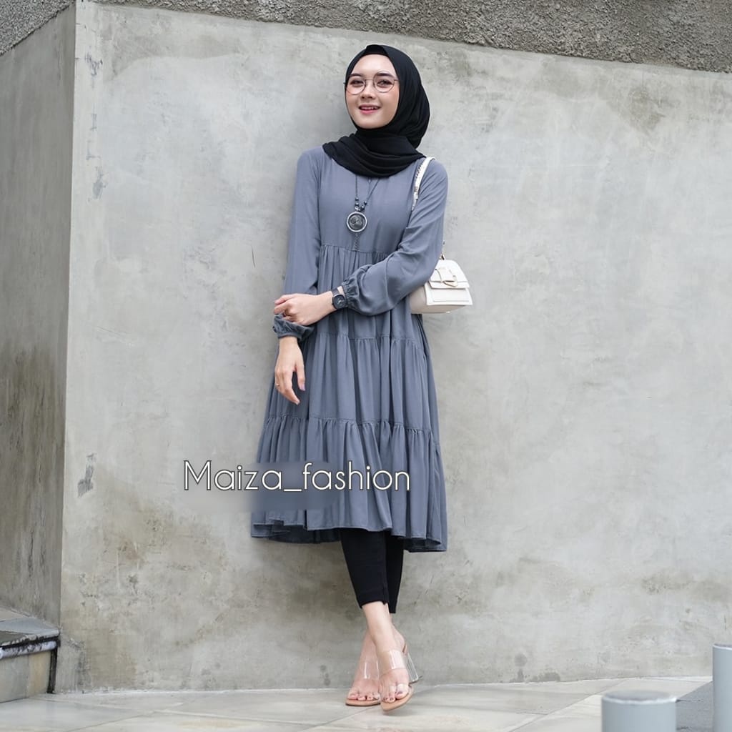 MELYSA TUNIK // TUNIK POLOS WANITA TERBARU