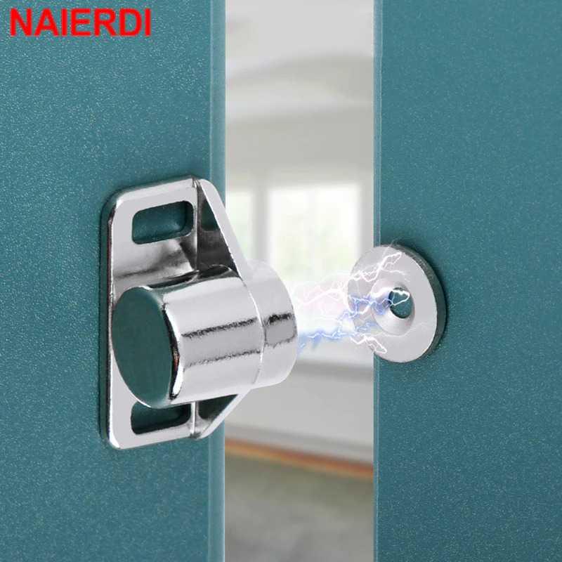 NAIERDI Penahan Pintu Lemari Magnetik Cabinet Damper Magnet - FA-03 Lemari Pintu Kamar Mandi Aksesoris Mobil Magnet Lemari Sliding Penahan Pintu Penutup Pintu Otomatis Door Stopper Penahan Pintu Rumah Penahan Pintu Magnet Penahan Pintu Mobil