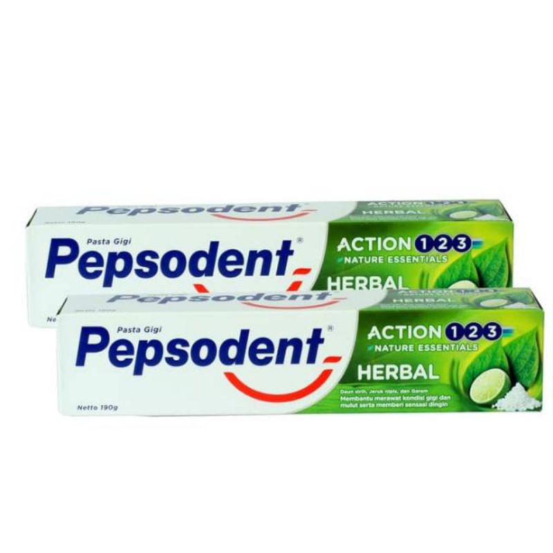 Pepsodent Herbal 190gr / Pepsodent Herbal 190gr Beli 1 Gratis 1