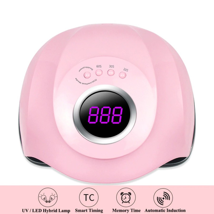 Pengering Kutek Kuku UV LED Nail Dryer 45LED 180W - SUN-M3 - Pink