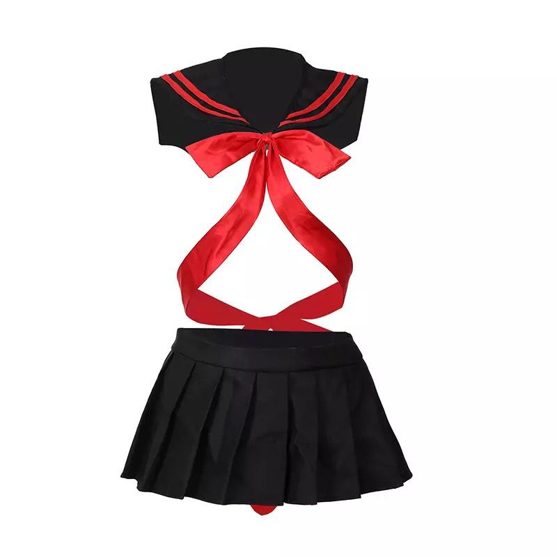 Ɛѵҽ Lingerie Seksi Kostum Cosplay School Girl Lingerie Costume Suit Erotis 1200