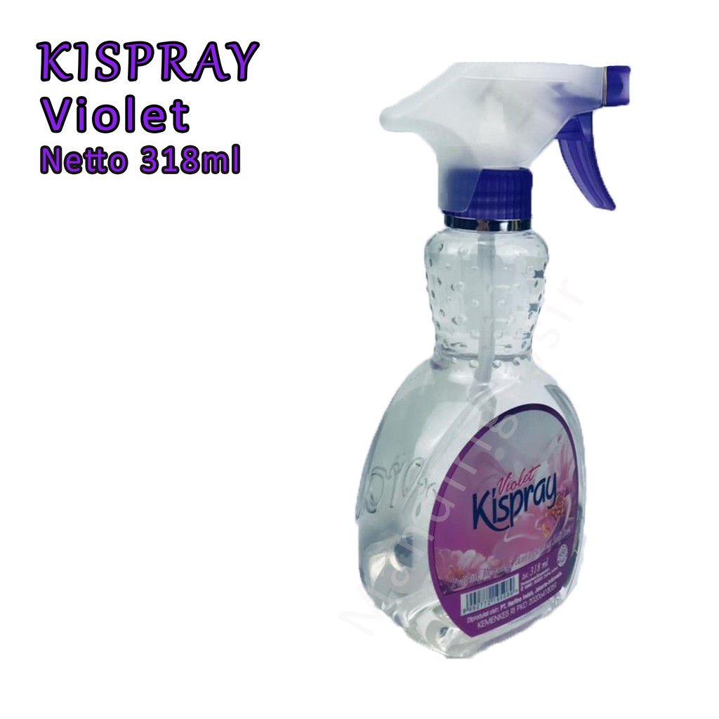 Kispray * Kispray Violet * Pelicin&amp;Pelembut pakaian * 318ml